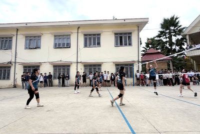 ĐOÀN TRƯỜNG THPT ĐẮK MIL TỔ CHỨC GIẢI BÓNG CHUYỀN HỌC SINH NỮ CHÀO MỪNG CÁC NGÀY LỄ LỚN TRONG THÁNG 10