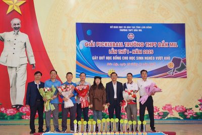 Giải pickleball trường THPT Đắk Mil lần thứ I năm 2025