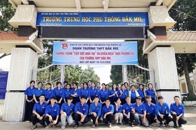 TUỔI TRẺ THPT ĐẮK MIL RA QUÂN TIẾP SỨC MÙA THI, TRIỂN KHAI CHIẾN DỊCH “HOA PHƯỢNG ĐỎ” NĂM 2026