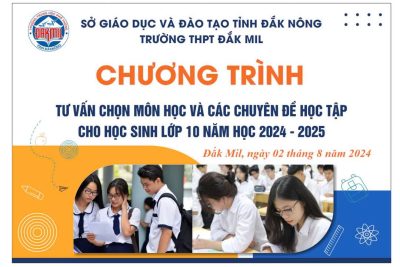 Chương trình tư vấn cho học sinh lớp 10 – Năm học 2024 – 2025